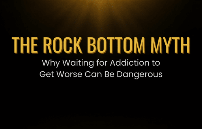The Rock Bottom Myth Why Waiting for Addiction to Get Worse Can Be Dangerous