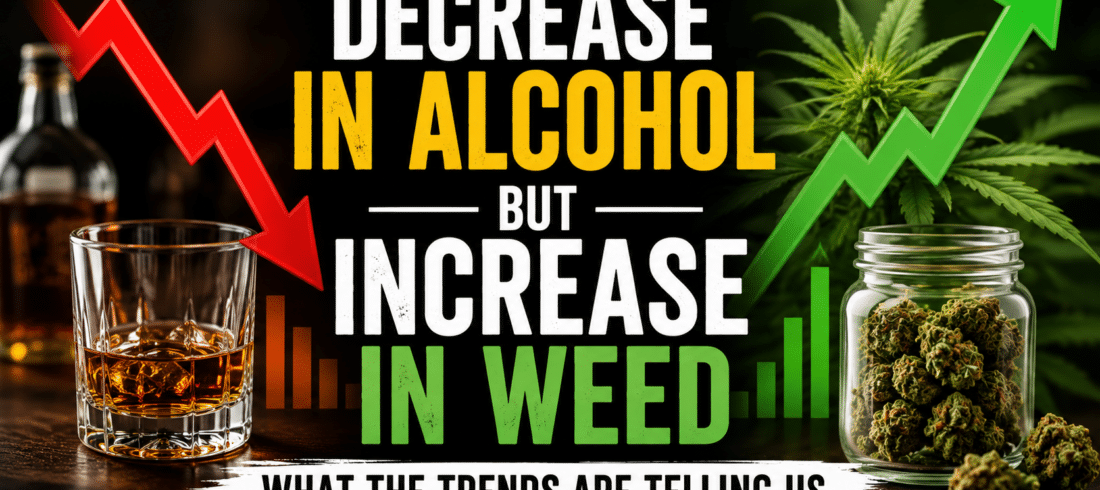 Why Alcohol Use May Be Decreasing While Marijuana Use Continues to Rise