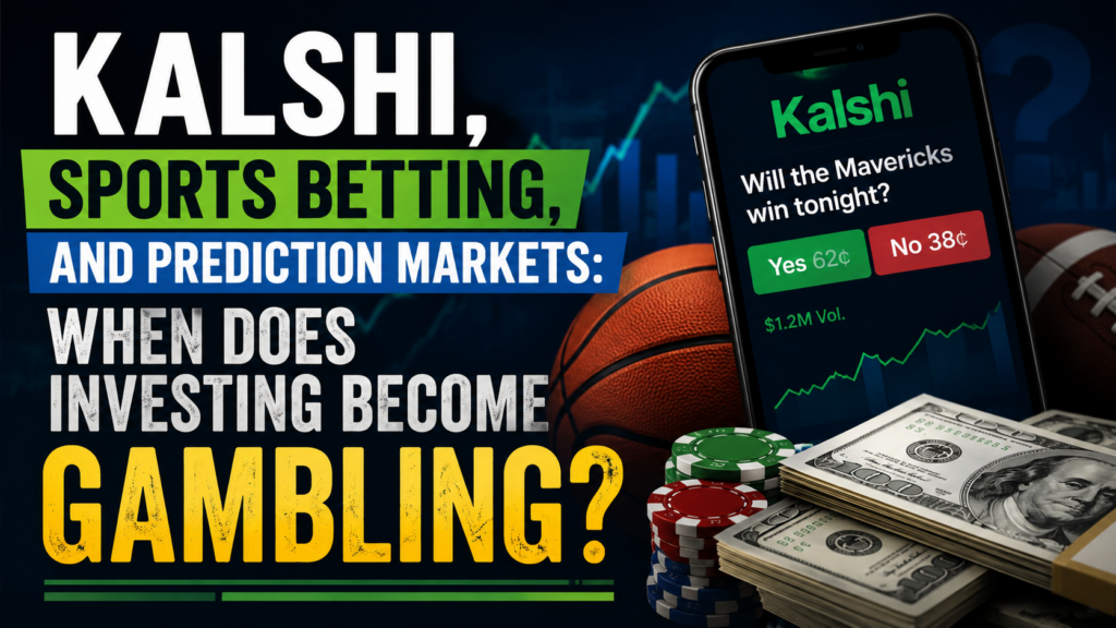 Kalshi, Sports Betting, and Prediction Markets When Does Investing Become Gambling