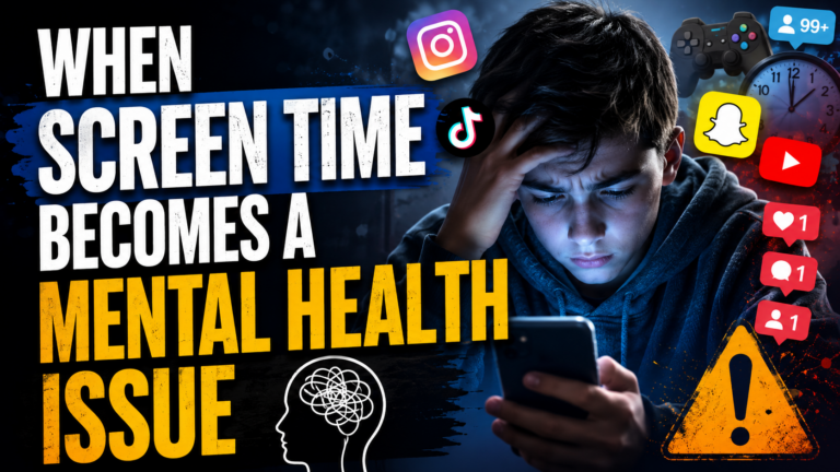 When Screen Time Becomes a Mental Health Issue