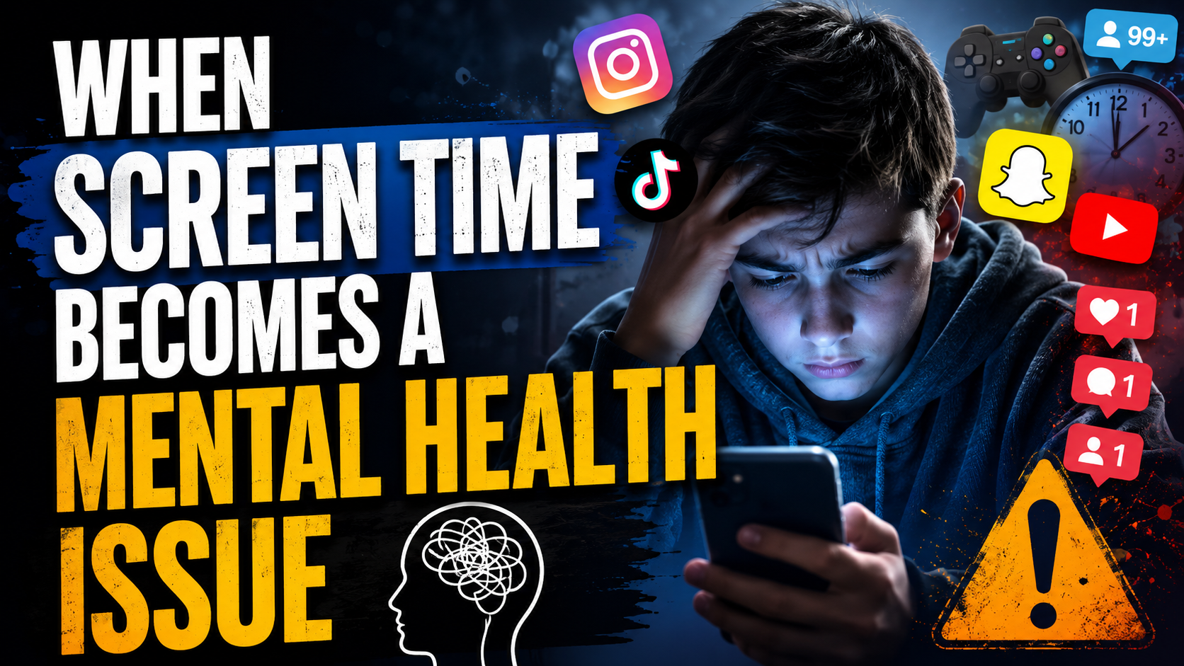 When Screen Time Becomes a Mental Health Issue
