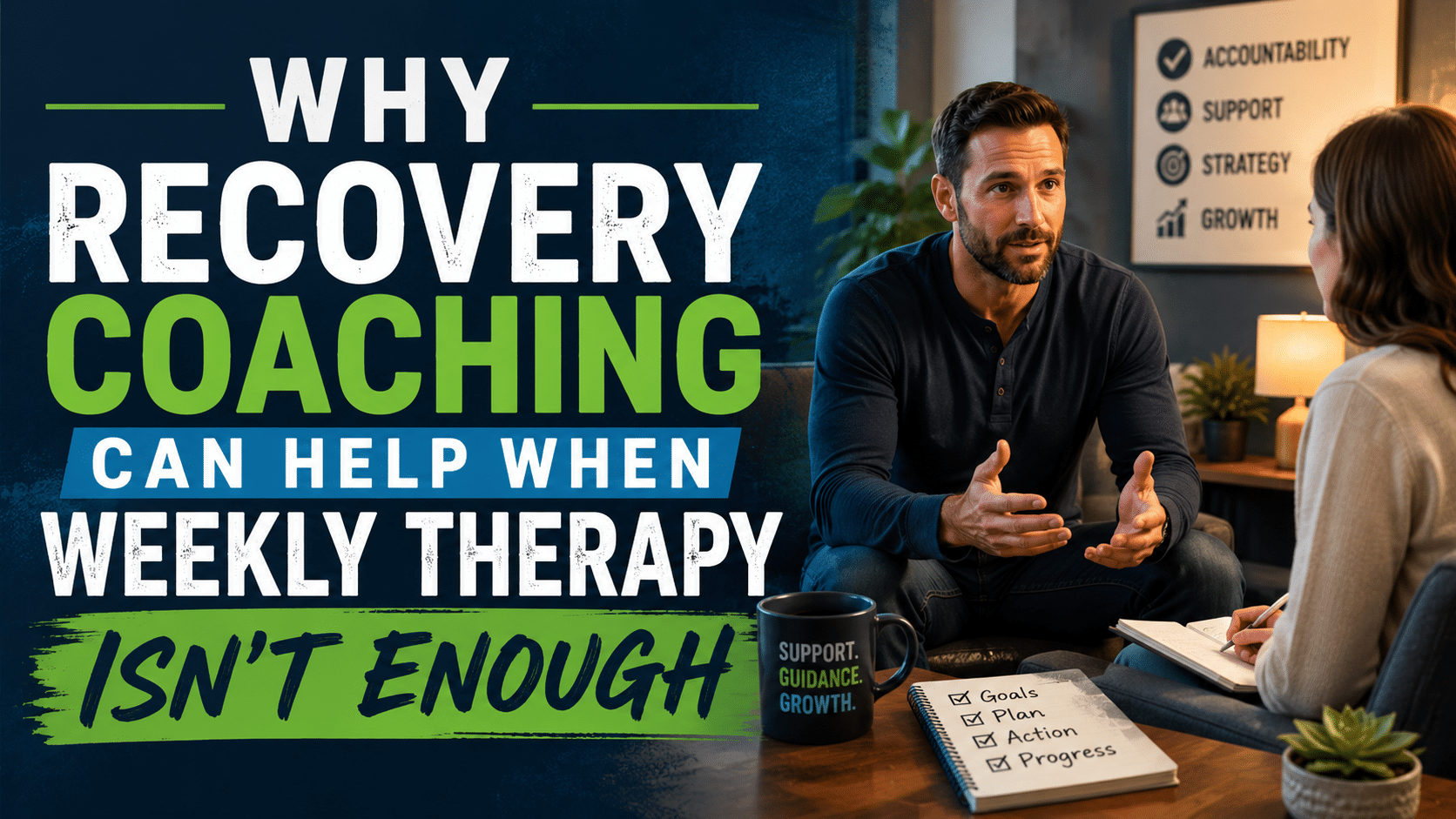 Why Recovery Coaching Can Help When Weekly Therapy Isn't Enough